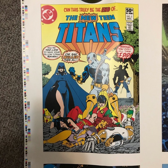 George Perez DC comics Marvel artist portfolio press sheet - Picture 5 of 7